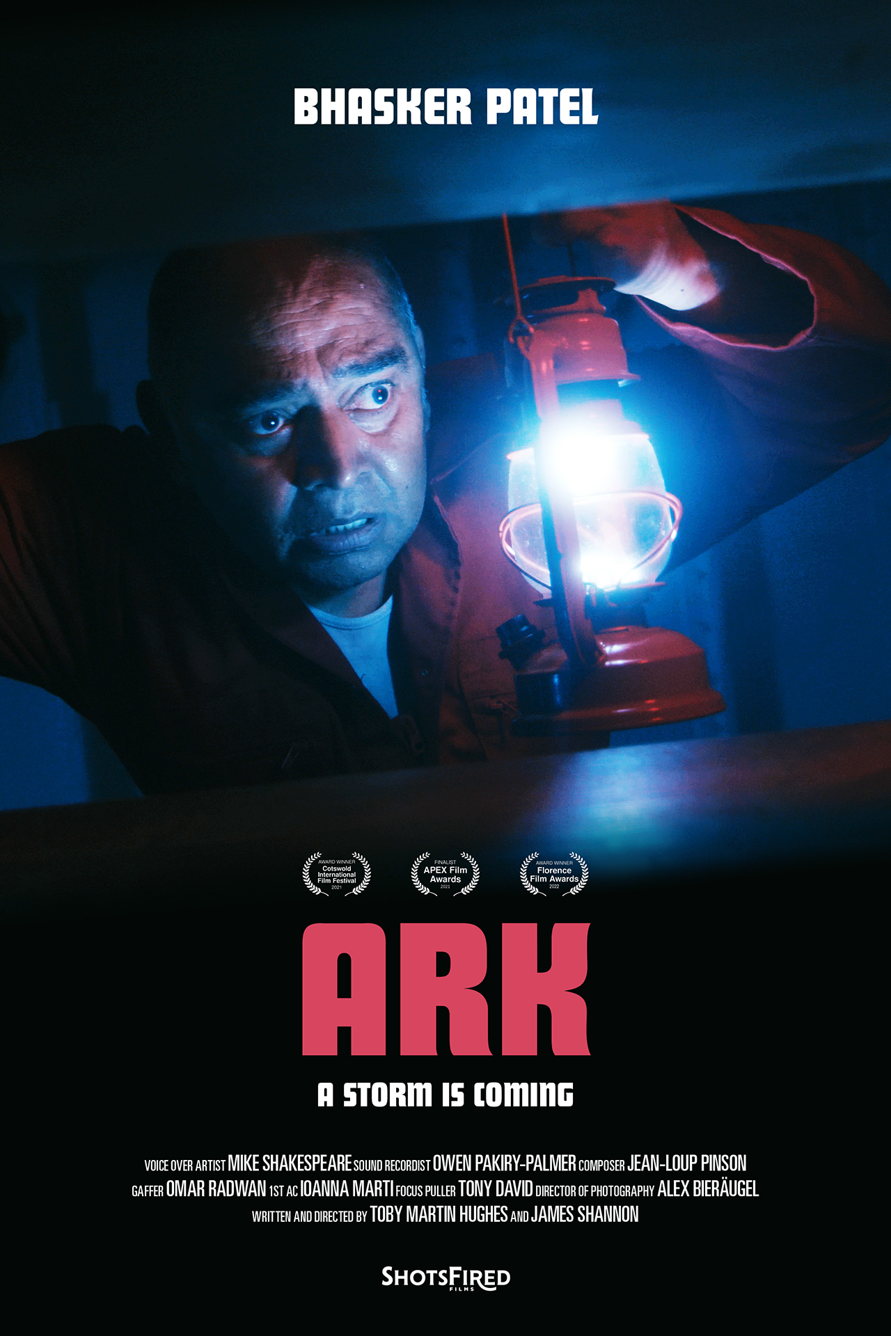 Ark short film poster. Starring Bhasker Patel